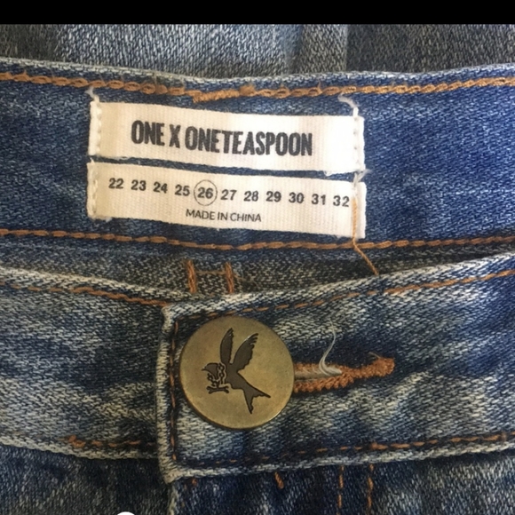 One Teaspoon Awesome Baggies Destroyed Jean - Picture 8 of 9